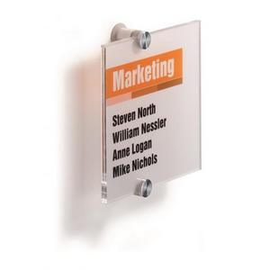 Informačná tabuľka Crystal Sign 148x148 mm - Plastobal