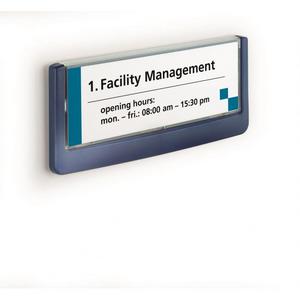 Informačná tabuľka Click Sign 149x52,5 modrá - Plastobal