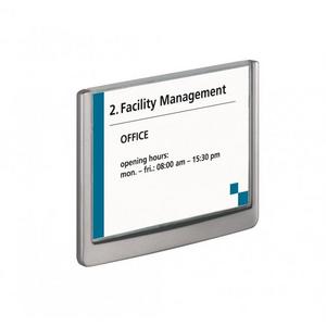 Informačná tabuľka Click Sign 149x105,5 grafitová - Plastobal