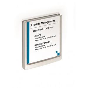 Informačná tabuľka Click Sign 149x148,5 biela - Plastobal