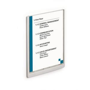 Informačná tabuľka Click Sign 210x297 biela - Plastobal