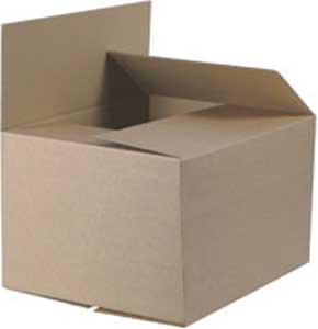 Škatuľa s klopou hnedá 400x320x250 mm - Plastobal