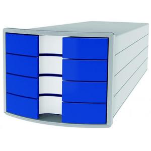 Zásuvkový box Impuls sivý/modrý - Zásuvkové boxy | ***