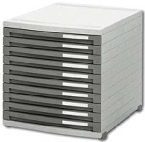 Zásuvkový box Contur 10 zatvorený 25mm - Plastobal