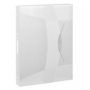 Plastový box s gumičkou Esselte VIVIDA biely - Plastobal