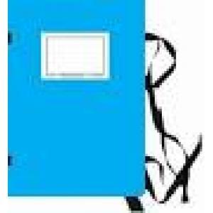 Spisové dosky A4 s etiketou HIT OFFICE modré - Plastobal