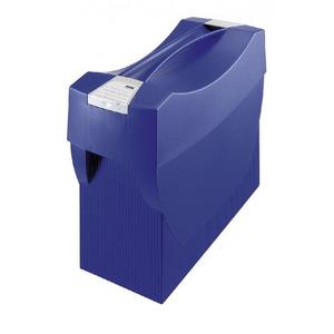 Prenosný box na závesné obaly HAN SWING s vekom modrý - Plastobal