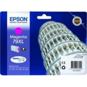 Atramentová náplň Epson C13T790340 magenta XL 79XL pre WF-5620/5690/5190/5000 (2.000 str.) - Plastobal