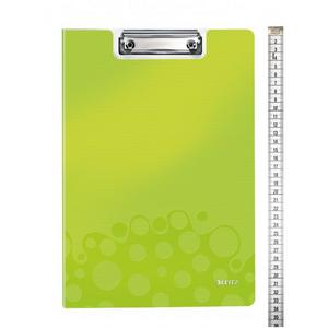 Dosky s klipom Leitz WOW metalické zelené - Plastobal