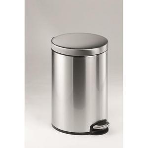 Kôš nerezový s pedálom Step 12l - Plastobal