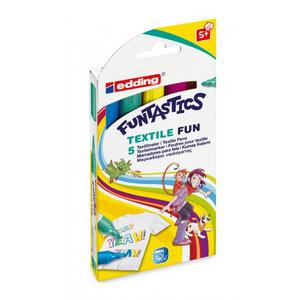 Popisovač edding 17 FUNTASTICS textile fun 5f - Plastobal
