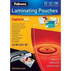 Laminovacie fólie Fellowes 303x426 A3 125mic adhezívne - Plastobal