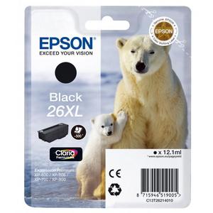 Atramentová náplň Epson C13T262140 black T2621 26XL pre XP-600/700 (12,2 ml) - Plastobal