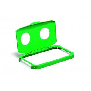 Veko na kôš DURABIN LID 60 s otvormi na fľaše zelené - Plastobal