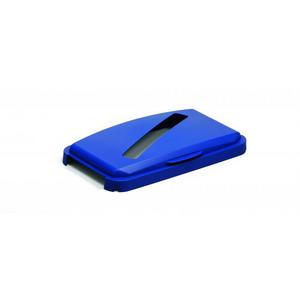 Veko na kôš DURABIN LID 60 s otvorom na papier modré - Plastobal