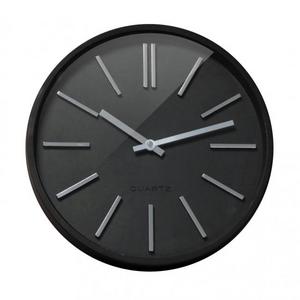 Nástenné hodiny Goma 35cm čierne - Plastobal