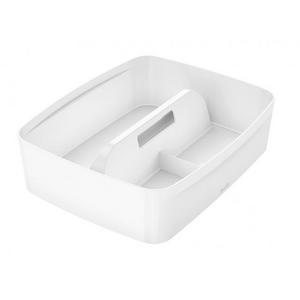 Organizér s držadlom Leitz MyBox L biely - Plastobal