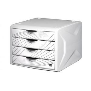 Zásuvkový box Chameleon white queen - Plastobal