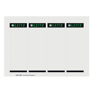 Chrbtové štítky potláčatelné pre zakladače Leitz 180° šírka chrbta 80 mm - Plastobal