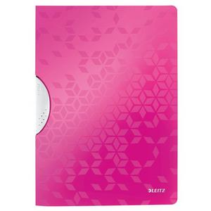 Obal s klipom plastovým Leitz WOW ružový - Plastové obaly s klipom | ***