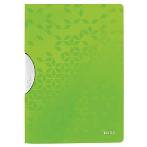Obal s klipom plastovým Leitz WOW zelený - Plastové obaly s klipom | ***