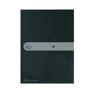 Plastový obal A4 s cvočkom Herlitz Easy Orga čierny - Plastobal