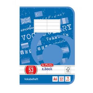 Zošit Herlitz A6 32 listov linajkový slovníček - Plastobal