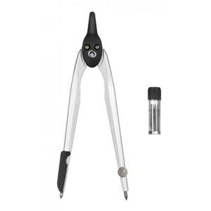 Kružidlo Herlitz + náhradné tuhy, čierne - Plastobal