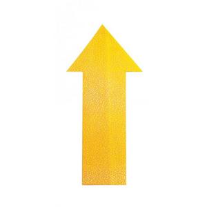 Podlahové značenie ŠÍPKA žlté 10ks - Plastobal