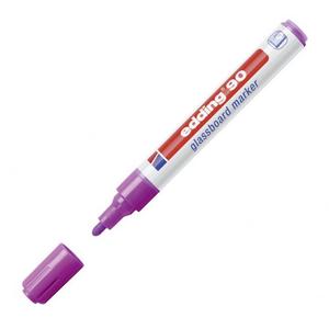 Popisovač na sklenené tabule Edding 90 fialový - Plastobal