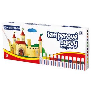 Temperové farby Centropen 12 farieb 12ml - Farby, štetce, doplnky | ***