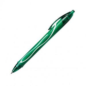Gélové pero Bic Gelocity Quick Dry zelené - Plastobal