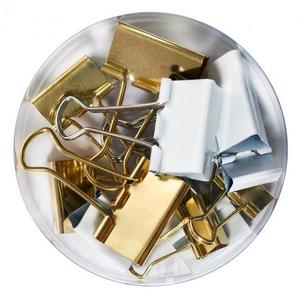 Klipy na dokumenty Herlitz Pure Glam 12ks mix veľkostí a farieb - Plastobal