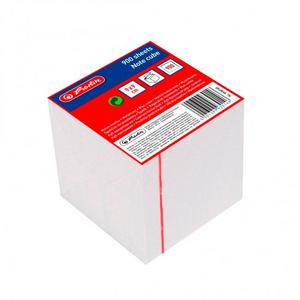 Blok kocka lepená Herlitz 90x90x90mm biela - Plastobal