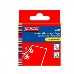 Spevňovacie krúžky Herlitz 700ks - Plastobal