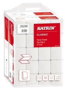 Utierky skladané ZZ KATRIN 35298 biele. 2vr. Handy pack 22,4cm x 23cm 4000ks HY616940 - Plastobal