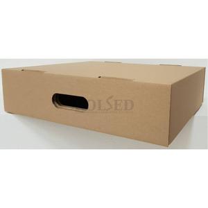 Krabica hnedá polkurence 2-dielna 390x300x100 mm, na zákusky MALÁ - Plastobal