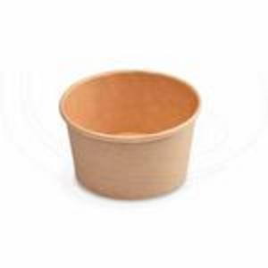 Papierová miska (PAP/PE) kraft O115mm 350ml `S` [50 ks] - - Plastobal