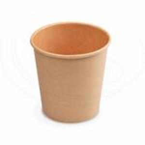Papierová miska (PAP/PE) kraft O115mm 750ml `L` [50 ks] - Plastobal