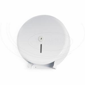 Zásobník kovový biely pre toaletný papier ?O28cm [1 ks] - Plastobal