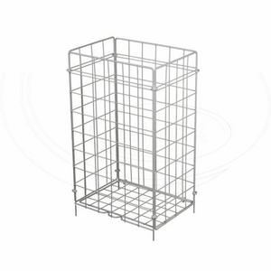 Odpadkový kôš drôtený skladací biely 50L [1 ks] - Plastobal