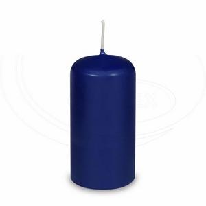 Sviečka valcová tmavomodrá O60 x 120 mm [1 ks] - Plastobal