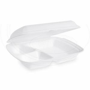 Menu box (XPS) 3dielny biely 241 x 207 x 69 mm [125 ks] - Plastobal