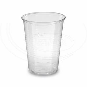 Pohár (PP) priehľadný O95mm 0,4L [50 ks] - Plastobal