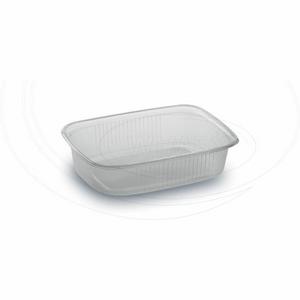 Miska (PP) hranatá priehľadná 108 x 81 mm 125ml [100 ks] - Plastobal