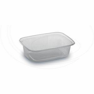 Miska (PP) hranatá priehľadná 108 x 81 mm 150ml [100 ks] - Plastobal