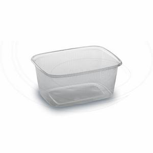 Miska (PP) hranatá priehľadná 108 x 81 mm 250ml [100 ks] - Plastobal