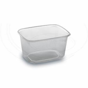 Miska (PP) hranatá priehľadná 108 x 81 mm 300ml [100 ks] - Plastobal