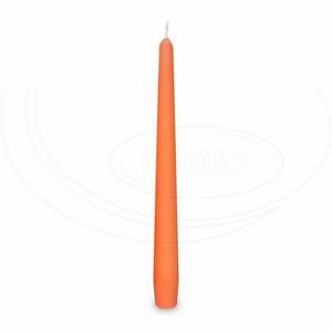 Sviečka kónická oranžová O23 x 245 mm [10 ks] - Plastobal