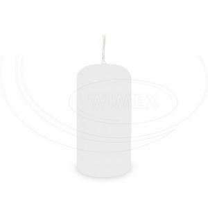 Sviečka valcová biela O50 x 100 mm [4 ks] - Plastobal